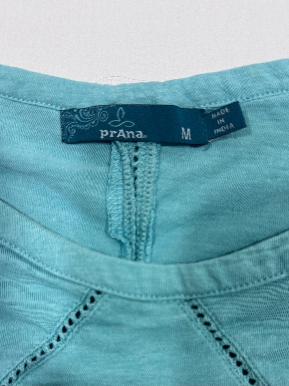 Prana Teal Short Sleeve Tee - Picture 3 of 4